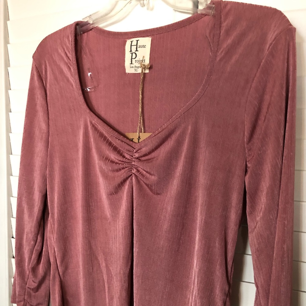 NWT Polyester/Spandex 3/4 Sleeve Top XL